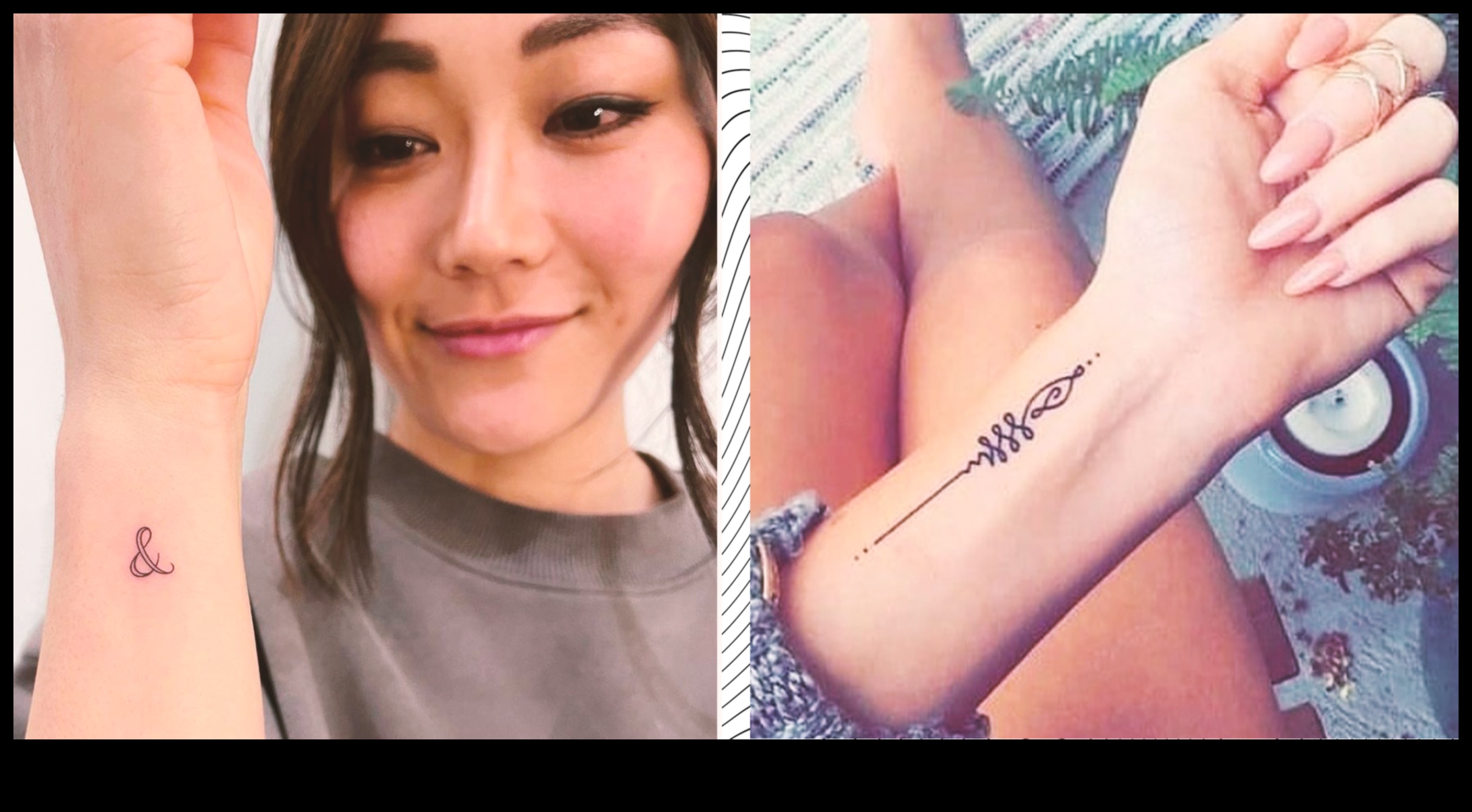 Tatuaje delicate la încheietura mâinii cu cerneală grațioasă pentru o femeie sofisticată 4 Cerneală grațioasă: exprimând rafinamentul cu tatuaje delicate la încheietura mâinii