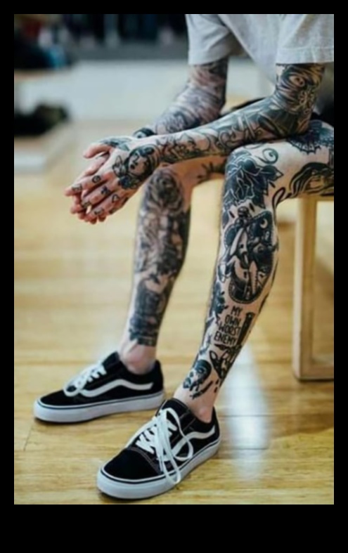 Legende în cerneală Descoperiți arta tatuajelor la nivelul picioarelor 5 Legende în cerneală: măiestria dezvăluită pe membrele tale inferioare