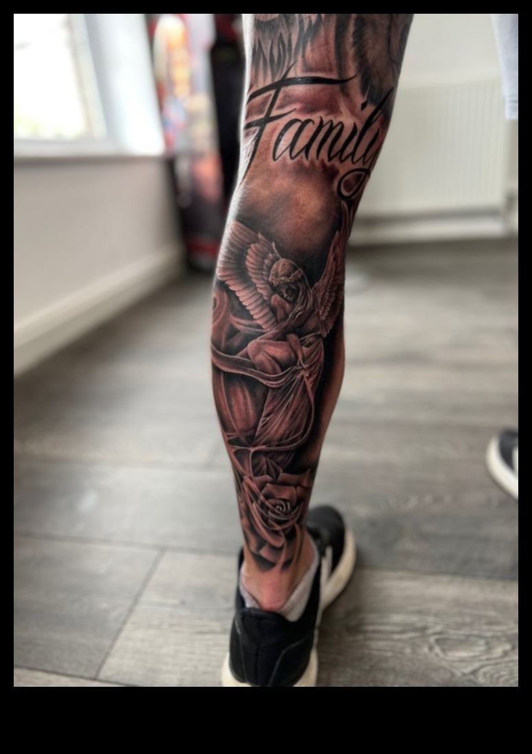 Legende în cerneală Descoperiți arta tatuajelor în partea inferioară a picioarelor 4 Legende în cerneală: măiestria dezvăluită pe membrele tale inferioare