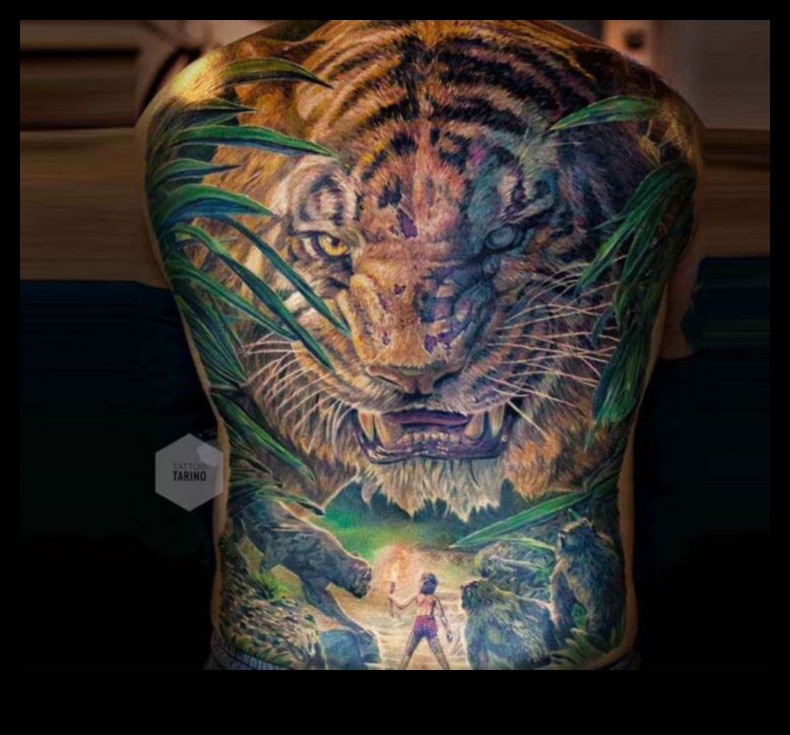 Jurnalele junglei Narațiunile cu tatuajele animalelor explorate în limba engleză 4 Jungle Journals: Animal Tattoo Naratives Explored