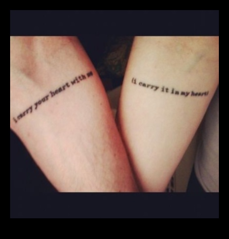 Tatuajele epice de cuplu cu cerneală povestesc povești de dragoste atemporale și nesfârșite 3 Cerneală epică: tatuaje de cuplu care creează povești despre povești de dragoste atemporale și nesfârșite