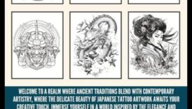 Ink Odyssey Povești epice ilustrate dupa ornamentica magistrală a tatuajelor japoneze 2 Ink Odyssey: Povești epice ilustrate prin arta magistrală a tatuajelor japoneze