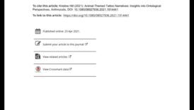 Jungle Journals: Animal Tattoo Naratives Explored