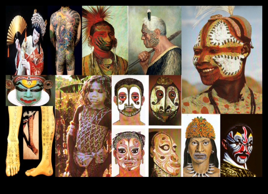 Pânze culturale: expresii diverse în ornamentele corporale